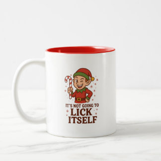 It's Not Going to Lick Itself Two-Tone Mug ツートーンマグカップ