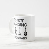 it's not hoarding if it's guitars コーヒーマグカップ (正面左)