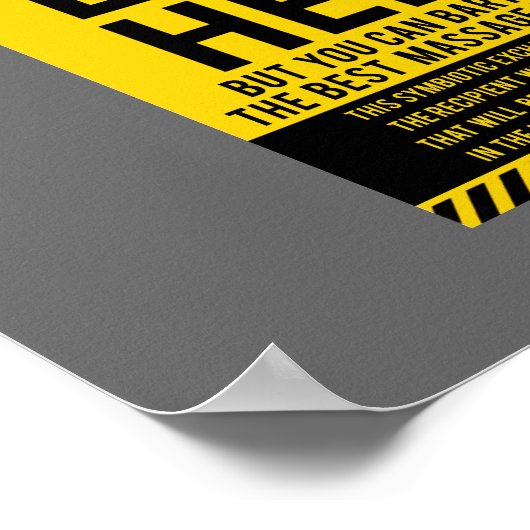 It's Not Possible For You To BUY LOVE Here ポスター (角)