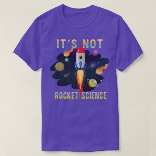 It's Not Rocket Science Aerospace Engineering Funn Tシャツ (デザイン正面)