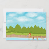 It's O FISH ALファースト魚釣り誕生日 招待状 (裏面)