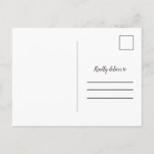 It's Official Elopment 結婚's Photo Announcement 案内ポストカード (裏面)