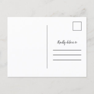 It's Official Elopment 結婚's Photo Announcement 案内ポストカード