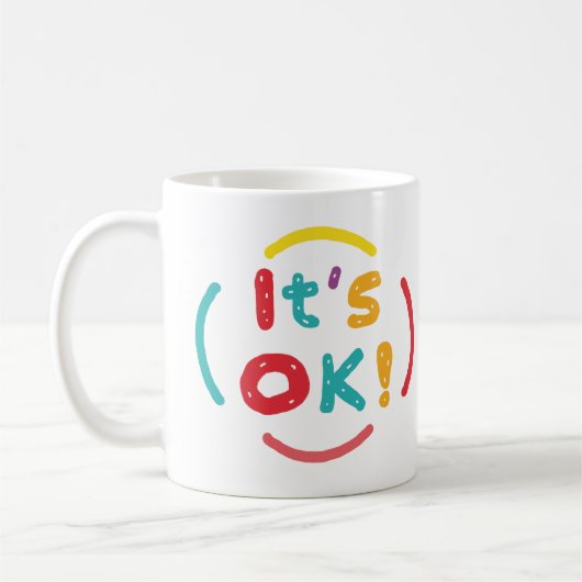It's OK! コーヒーマグカップ (左)
