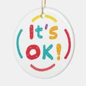 It's OK! セラミックオーナメント (左)