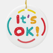 It's OK! セラミックオーナメント (裏面)