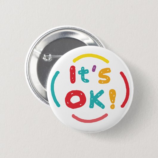 It's OK! 缶バッジ (正面&裏面)