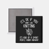 It's OK If You Don't Like Knitting マグネット (正面/裏面)