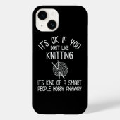It's OK If You Don't Like Knitting Case-Mate iPhoneケース (裏面)