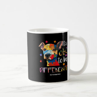 It'S Ok To Be違う - Autism Awareness Dog コーヒーマグカップ