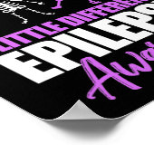 Its Ok To Be A Little Different Epilepsy Awareness ポスター (角)