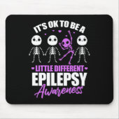 Its Ok To Be A Little Different Epilepsy Awareness マウスパッド (正面)