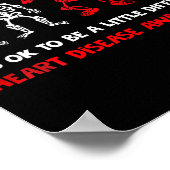 It's Ok To Be A Little Different Heart Disease Awa ポスター (角)