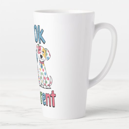 It's ok to be different カフェラテマグ (右)