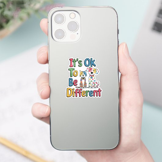 It's ok to be different シール (スマートフォン)