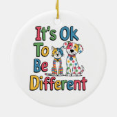 It's ok to be different セラミックオーナメント (裏面)