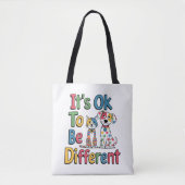 It's ok to be different トートバッグ (正面)