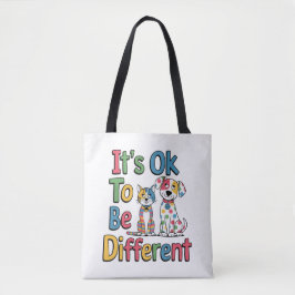 It's ok to be different トートバッグ