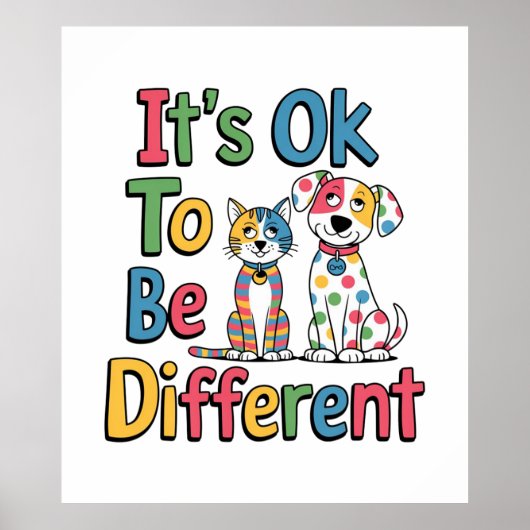 It's ok to be different ポスター (正面)