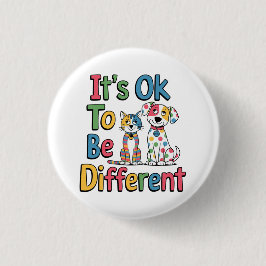 It's ok to be different 缶バッジ