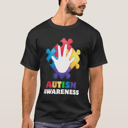 Its Ok To Be Different Autism Awareness Acceptance Tシャツ (正面)