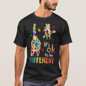Its Ok To Be Different Autism Awareness Puzzle Pie Tシャツ (正面)