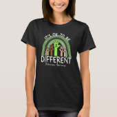 It's Ok To Be Different Babesiosis Awareness Lime  Tシャツ (正面)