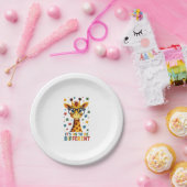 It's Ok To Be Different Giraffe Autism Awareness B ペーパープレート (パーティー)