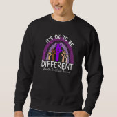 It's Ok To Be Different Inflammatory Bowel Disease スウェットシャツ (正面)