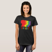 It's Ok To Be Different LGBTQ Pride LGBT Ally Rain Tシャツ (正面フル)