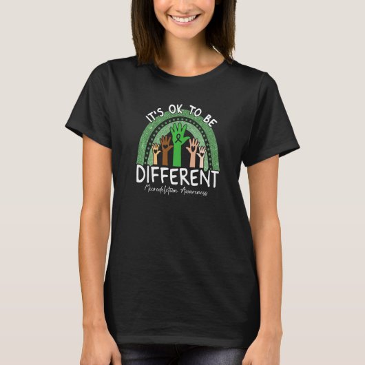 It's Ok To Be Different Microdeletion Awareness Gr Tシャツ (正面)