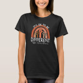 It's Ok To Be Different Multiple Sclerosis Awarene Tシャツ (正面)
