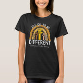 It's Ok To Be Different Pseudomyxoma Peritonei Awa Tシャツ (正面)