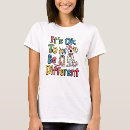 It's ok to be different tシャツ