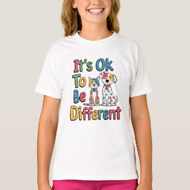 It's ok to be different tシャツ