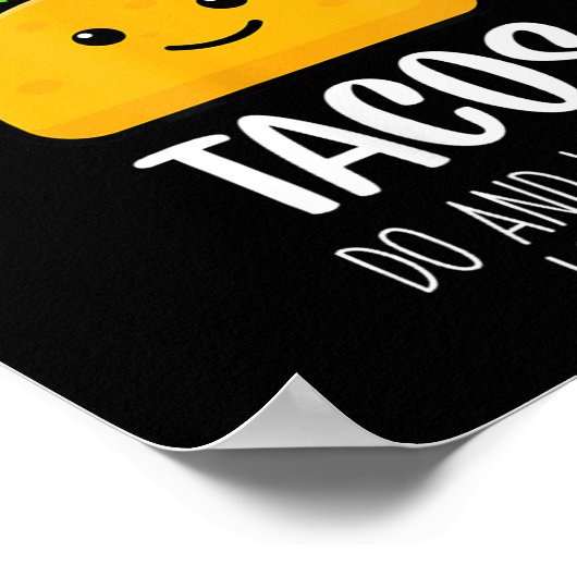 Its Ok To Fall Apart Sometimes Tacos Do Mental Hea ポスター (角)