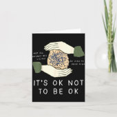 Its Ok To Not Be Ok Suicide Prevention Awareness B カード (正面)
