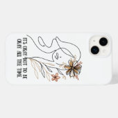 It's okay not to be okay – Self-acceptance quote w Case-Mate iPhoneケース (裏面 (横))