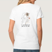 It's okay not to be okay – Self-acceptance quote w Tシャツ (裏面)