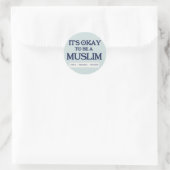 It's Okay To Be a Muslim Sticker ラウンドシール (バッグ)
