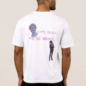 IT'S OKAY TO BE MANIC Tシャツ (裏面)