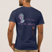 IT'S OKAY TO BE MANIC Tシャツ (裏面)