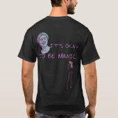 IT'S OKAY TO BE MANIC Tシャツ (裏面)