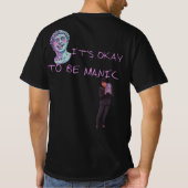 IT'S OKAY TO BE MANIC Tシャツ (裏面)