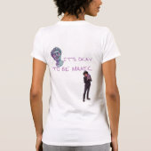 IT'S OKAY TO BE MANIC Tシャツ (裏面)