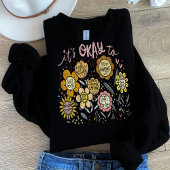 It's Okay To Boho Floral スウェットシャツ