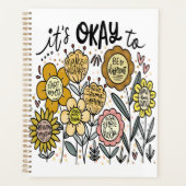 It's Okay To Boho Floral Planner プランナー手帳 (正面)
