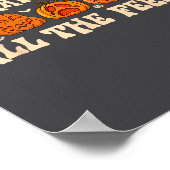 It's Okay To Feel Mental Health Fall Pumpkin Hallo ポスター (角)
