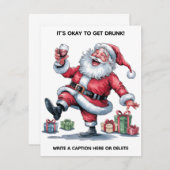 It's Okay To Get Drunk™ Flat Note Card ノートカード (正面/裏面)