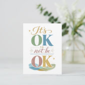 "It's Okay to Not Be Okay" ポストカード (スタンド正面)